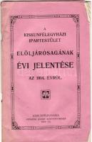 1914 A Kiskunfélegyházi ipartestület évi jelentése; Vesszősi József nyomdája