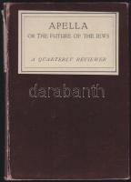 cca 1926 Appela vagy a zsidók jövője / Appela or the fuure of the jews