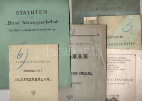 1900-1947 6 klf nyomtatvány