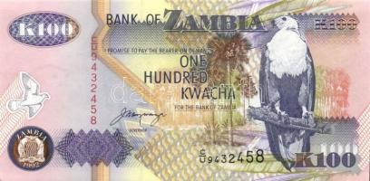 Zambia 6db (3klf) modern bankjegy köztük közeli sorszámúak is T:I