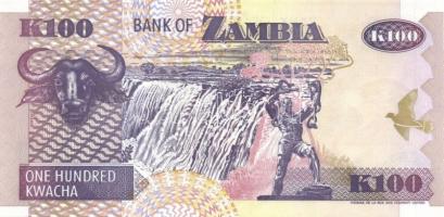 Zambia 6db (3klf) modern bankjegy köztük közeli sorszámúak is T:I