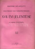 1913 A Magyar Délkeleti Helyi érdekű vasút Rt. évi jelentése; Pallas