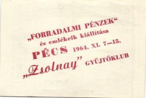 1849. 10Ft "Kincstári utalvány" 1964-es utánnyomata "Forradalmi Pénzek és emlékeik ki...