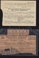 1951. Kenyérgabona-pótjegy, budapesti húsjegy, magánháztartási sertésvágási engedély