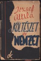 József Attila: Költészet és nemzet. (József Attila hátrahagyott írásai közül Sándor Pál válogatta), Dokumentum könyvek (kis hibákkal)