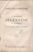 1916 A Leányfalusi Szépítő és Társadalmi Egyesület jelentése; Kertész József nyomdája