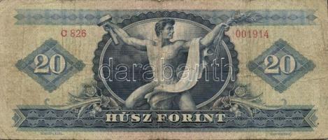 1949. 20Ft (2x) T:III