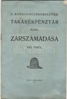 1911 A BOrsodmezőkeresztesi Takarékpénztár zárszámadása; Klein és Ludvig Miskolc