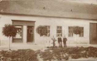 Hrusovany the shop of Frantisek Vedra photo (pinhole)