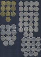 1957-66. 2Ft (26x) + 1971-80. 5Ft (15x) + 1983-1989. 10Ft (10x) + 1982-89. 20Ft (11x) T:2,3 összesen...