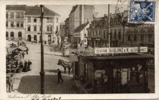 Jablonec nad Nisou market square station