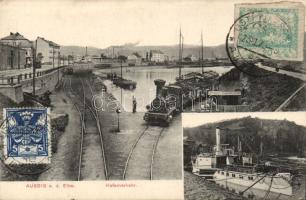 Ustí nad Labem locomotive and steamship traffic