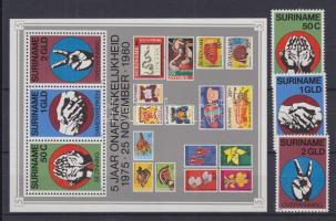 Stamps from Independence blocks, Függetlenség blokkból kitépett bélyegek