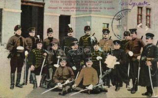 Serbian officers and guardists (EB)