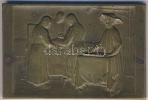 1908. Dr. Rosenák Miksa-Dr. Paunz Sándor-Dr. Hültl Hümér Br emlékplakett T:2-/3+