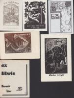 10 db klf ex libris magyar grafikusművészektől