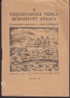 1956 A vízjártassági vizsga módosított anyaga (gyakorlati útmutató a vízen járóknak)