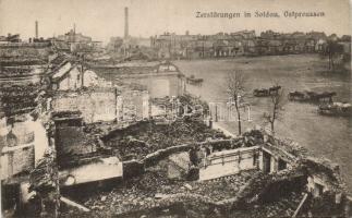 Dzialdowo (Soldau) WWI damaged buildings (EB)