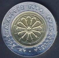 1999. 3000Ft Ag "Államalapítás 1000. évfordulója" T:BU Csak 5000db! Tanúsítvánnyal!