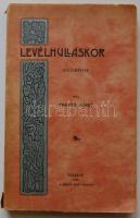 Frankó János: Levélhulláskor - költemények, Túrkeve, szerzői kiadás, 1904