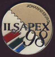 Dél Afrikai Köztársaság 1998. "Ilsapex 98-Johannesburg" (nemzetközi bélyegkiállítás) aranyozott emlékérem T:1-