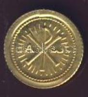 DN. XXIII. János Pápa emlékérem Au 0.21g T:2+