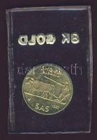 Albánia 1927V. 5Fr Au (~0.2g) T:1 eredeti csomagolásban!