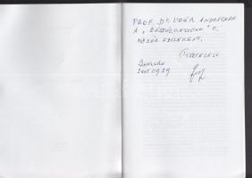 Füzesi Róbert: Színház az árnyékban Gemi-Rex, Budapest, 2005, Veér Andrásnak szóló dedikációval