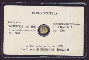 Vatikán DN. "II. János Pál pápa" Au emlékérem T:1 eredeti díszcsomagolásban!