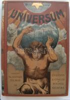 1916 Universum Háborús kötet: Az I. vh. teljes haditechnikája. Díszes dombornyomott kötésben 336p. jó állapotban