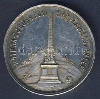 1896 "Nyitra-Zoborhegyi honalapítási emlék" ffém emlékérem T:2+