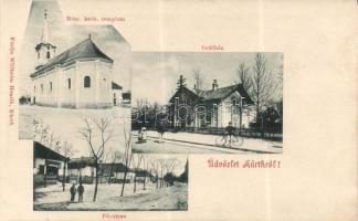 Kürth with railway station