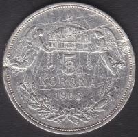 1908. 5K Ag T:3- ph. k. ü