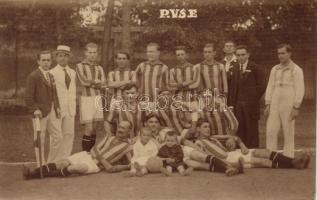 The football team of Pécs city, PVSE photo