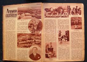 1932 A Magyarság képes magazin teljes évfolyama keménykötésben (2 oldal hiány)