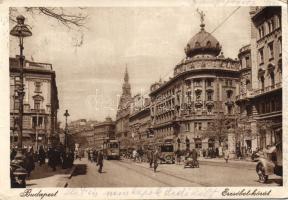 Budapest VII. Erzsébet körút villamosokkal