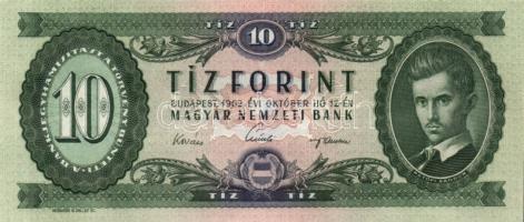 1962. 10Ft (10x) T:I-,II
