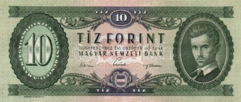 1962. 10Ft (10x) T:I-,II