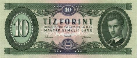 1962. 10Ft (10x) T:I-,II
