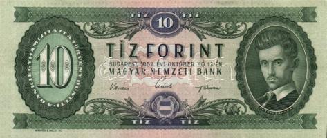 1962. 10Ft (10x) T:I-,II