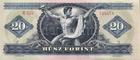 1969. 20Ft (6x) közte sorszámkövetéssel is! T:I,I-