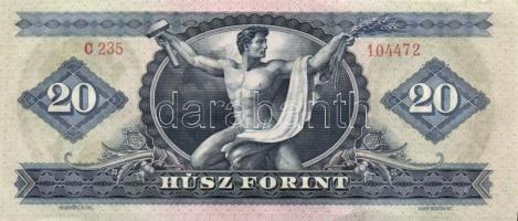 1969. 20Ft (6x) közte sorszámkövetéssel is! T:I,I-