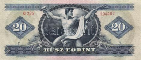 1969. 20Ft (6x) közte sorszámkövetéssel is! T:I,I-