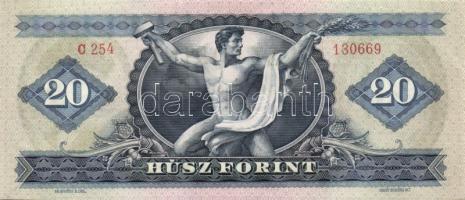 1969. 20Ft (2x) egymásutáni sorszámmal! T:I,I-