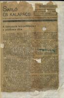 1932 Sarló és kalapács, a Szovjetunióban élő magyarajku dolgozók lapja IV. évf 2. szám. (néhány lap restaurált)