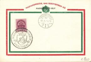 Marosvásárhely 1940, Vienna awards commemorative postcard