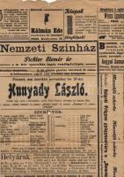 1906 Pécsi szinházi plakát (szakadozott)