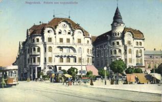 Nagyvárad Hotel Fekete Sas with tram