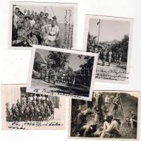 1936 5 db cserkésztábori fotó