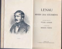 Lenau minden lírai költeménye. ford.: Feleki Sándor, az előszót írta Herczegh Ferenc, Szegedi vakok intézetének kiadása 1930 + a Vakok Intézetének előfizetési felhívása